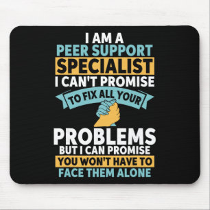 Peer Support Specialist Pss Funny Peer Support Spe Mouse Mat