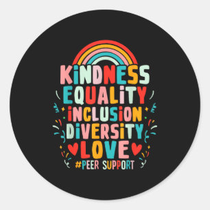 Peer Suprt Specialist Pss Tee Peer Suprt Specialis Classic Round Sticker