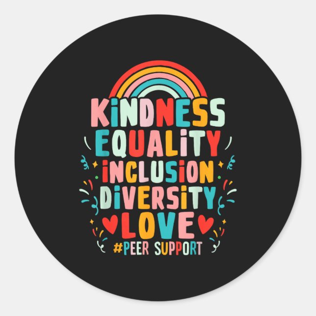 Peer Suprt Specialist Pss Tee Peer Suprt Specialis Classic Round Sticker (Front)