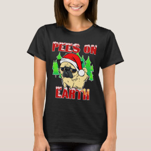 Pees on Earth Pug Classic  517 T-Shirt