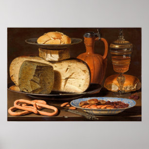 Peeters - Cheeses, Almonds And Pretzels Poster