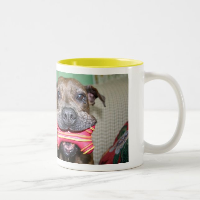 Peg aka Pig Two-Tone Coffee Mug (Right)