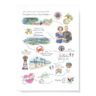 Peg and Ron Personalised Poster