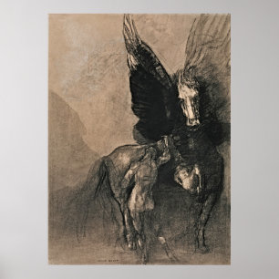 Pegasus and Bellerophon – Mythic Masterpiece Poster