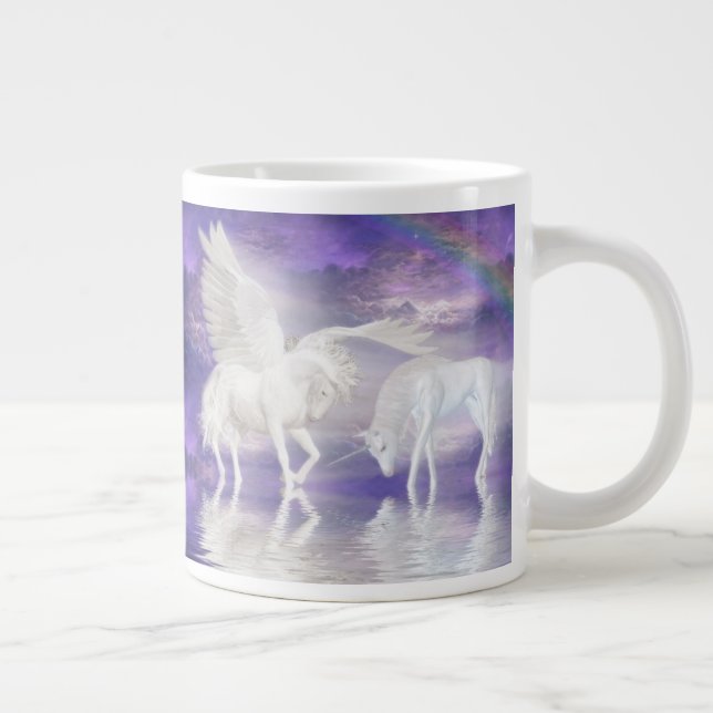 Pegasus and unicorn large coffee mug (Right)