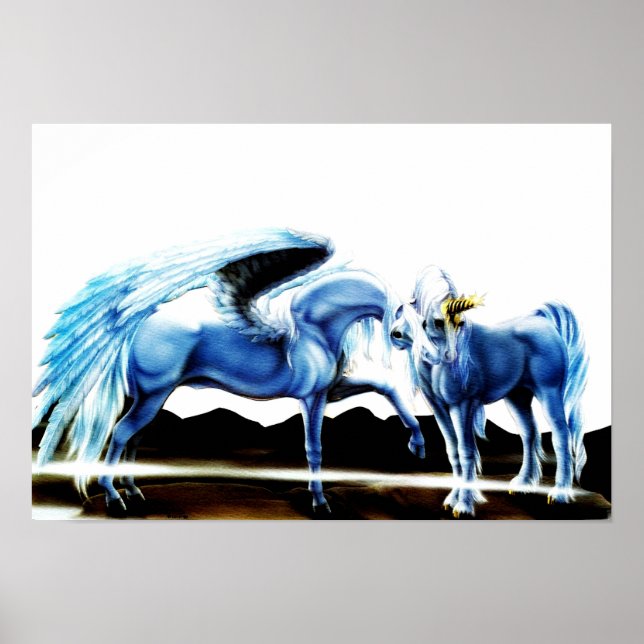 Pegasus And Unicorn Poster (Front)