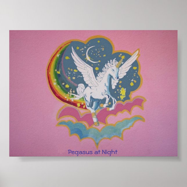Pegasus at Night Poster (Front)