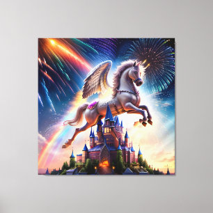 Pegasus Castle Four Canvas Print
