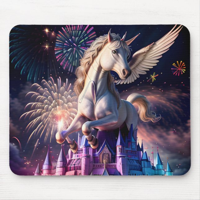 Pegasus Castle One Mouse Mat (Front)
