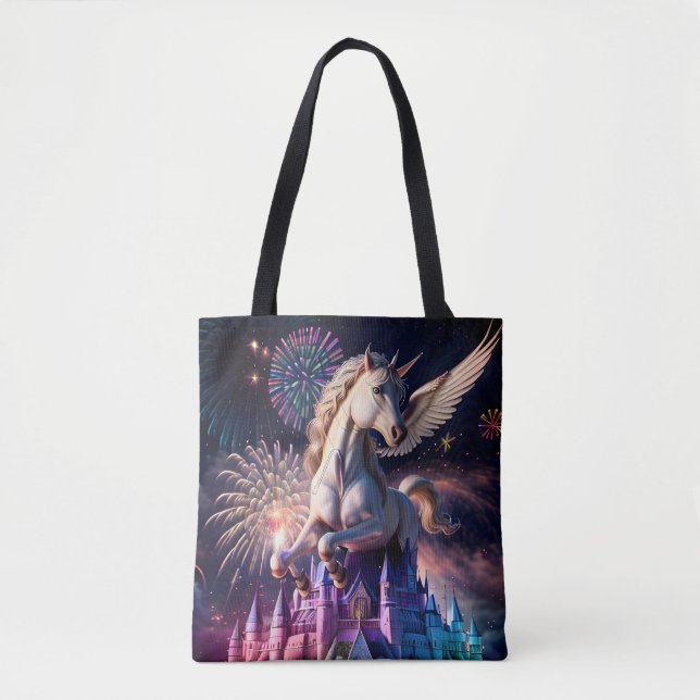 Pegasus Castle One Tote Bag (Front)