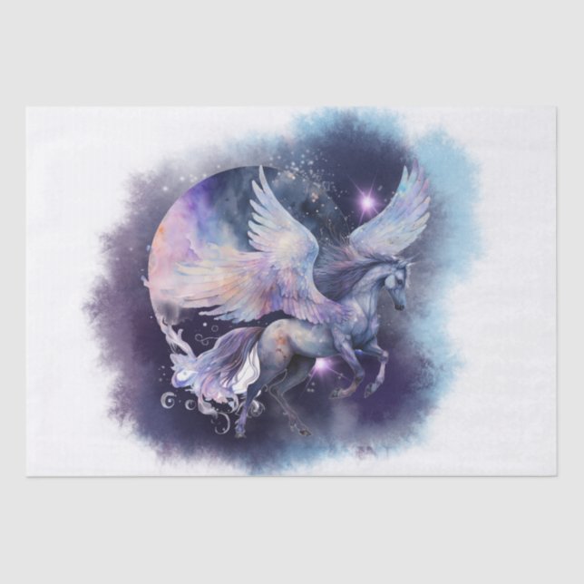 Pegasus Celestial Magical Creature Tissue Paper (Front)