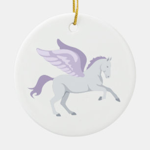 Pegasus Ceramic Tree Decoration