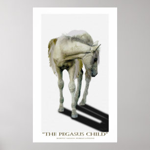 "PEGASUS CHILD" Book Art Poster