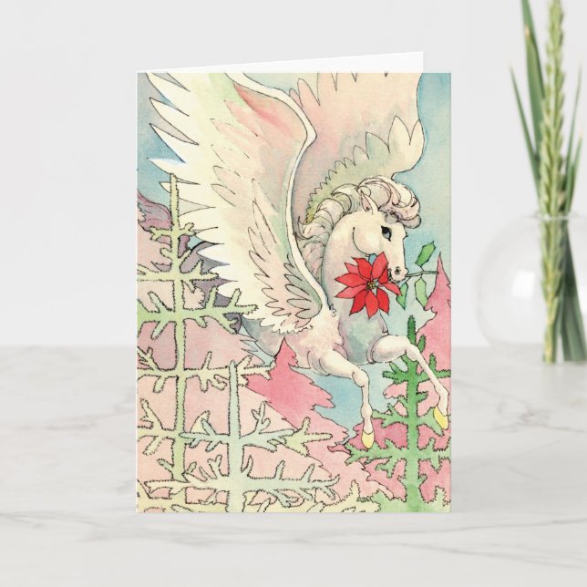 Pegasus Christmas Holiday Card (Front)