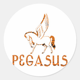 Pegasus Classic Round Sticker