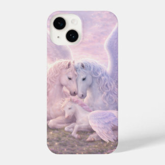 Pegasus Family Dream – Soft Fantasy Art iPhone 14 Case