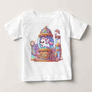 Pegasus Fantastical Time Machines Baby T-Shirt