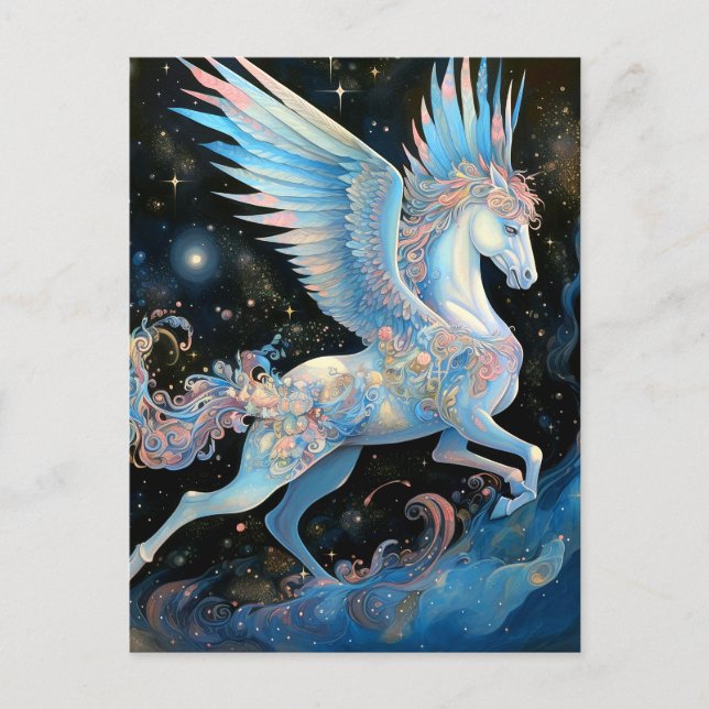 Pegasus Fantasy Art Postcard (Front)