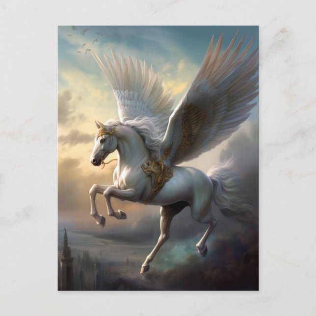Pegasus Fantasy Art Postcard (Front)