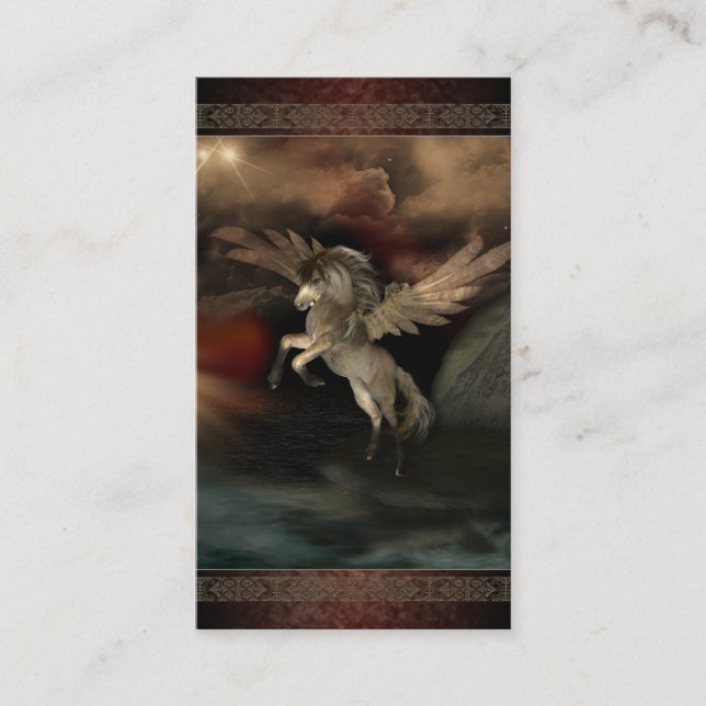 Pegasus Fantasy Art Profile Cards (Front)