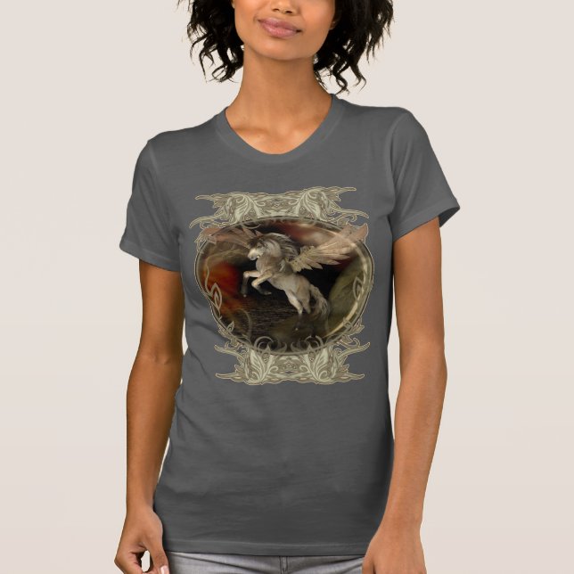 Pegasus Fantasy Art T-Shirt (Front)