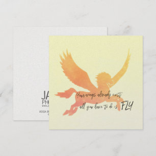 PEGASUS FLIGHT 5.25 x 5.25 card