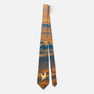 Pegasus Flying Into Sunrise Tie