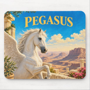 Pegasus, Gothic Fantasy Monster Mouse Mat