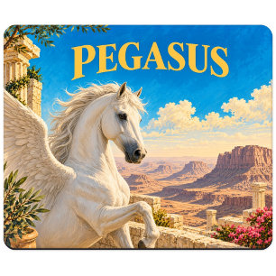 Pegasus, Gothic Fantasy Monster Mouse Mat
