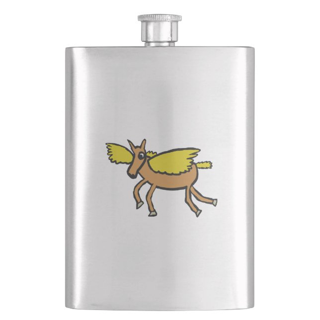 Pegasus Hip Flask (Front)
