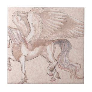 Pegasus Horse, pony, pegasus, unicorn, magical Tile
