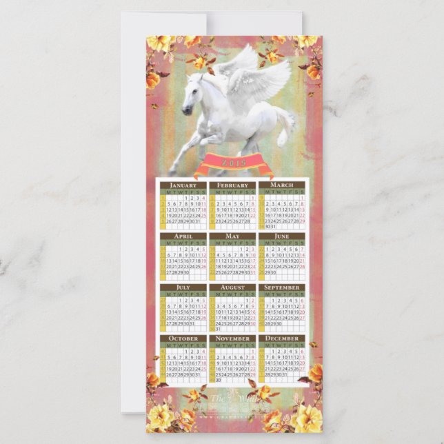 Pegasus II - Calendar / Postcard (Front)