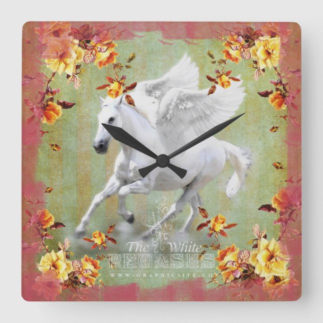 Pegasus II - Wall Clock (Front)