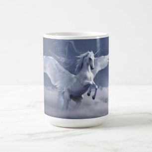 Pegasus in flight coffee mug