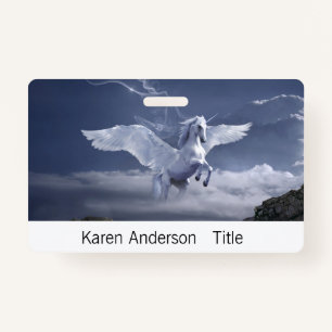 Pegasus in Flight   ID Badge