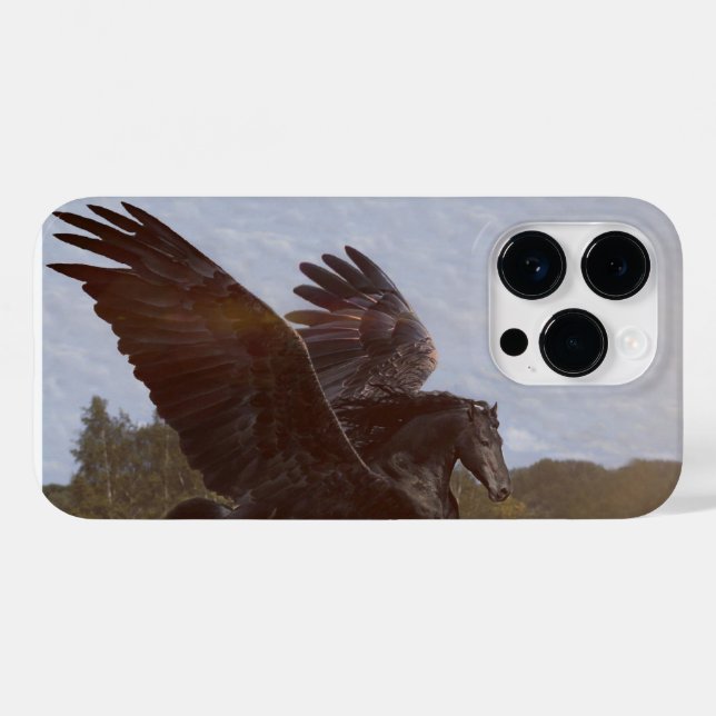 Pegasus In Flight iPhone / iPad case (Back (Horizontal))