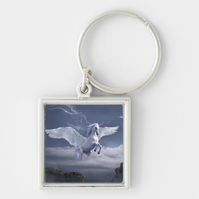 Pegasus in flight       key ring (Front)