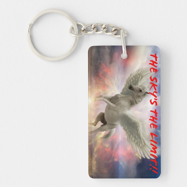 Pegasus Keychain Key Chain (Front)