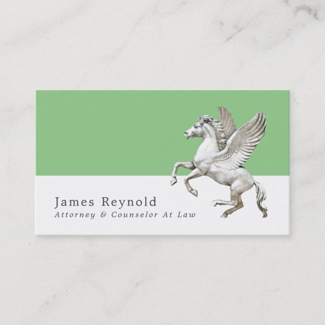 Pegasus, Legal Professional Business Card (Front)