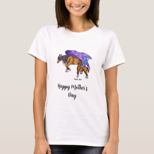 Pegasus mum with baby for Mother’s Day T-Shirt