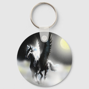 Pegasus of the Moon Key Ring