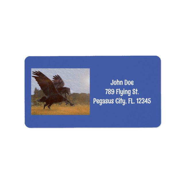 Pegasus Return Address Label (Front)