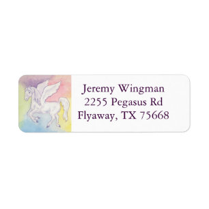 Pegasus Return Address Label
