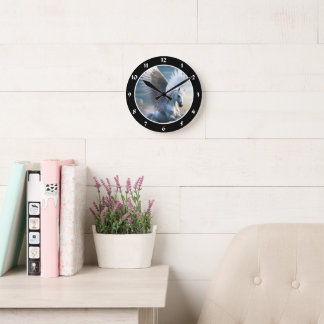 Pegasus Round Clock