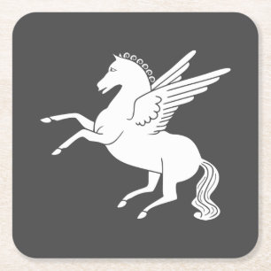 Pegasus Square Paper Coaster
