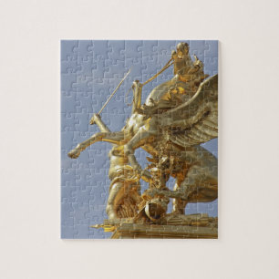 Pegasus statue at the Pont Alexander III bridge Jigsaw Puzzle