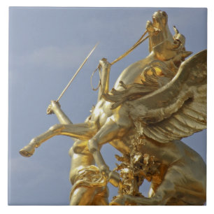 Pegasus statue at the Pont Alexander III bridge Tile