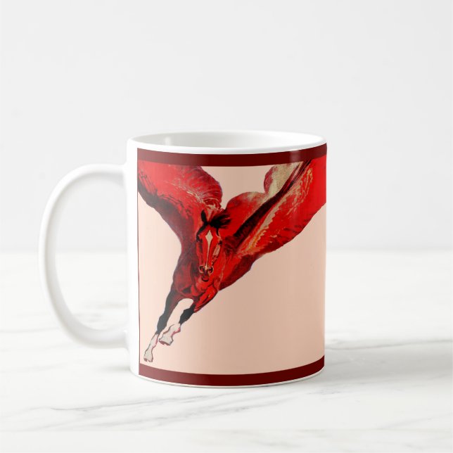 Pegasus the flying horse coffee mug (Left)