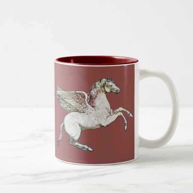 Pegasus Two-Tone Coffee Mug (Right)