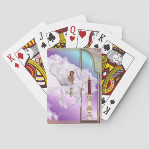 Pegasus Unicorn Fantasy Sky Playing Cards